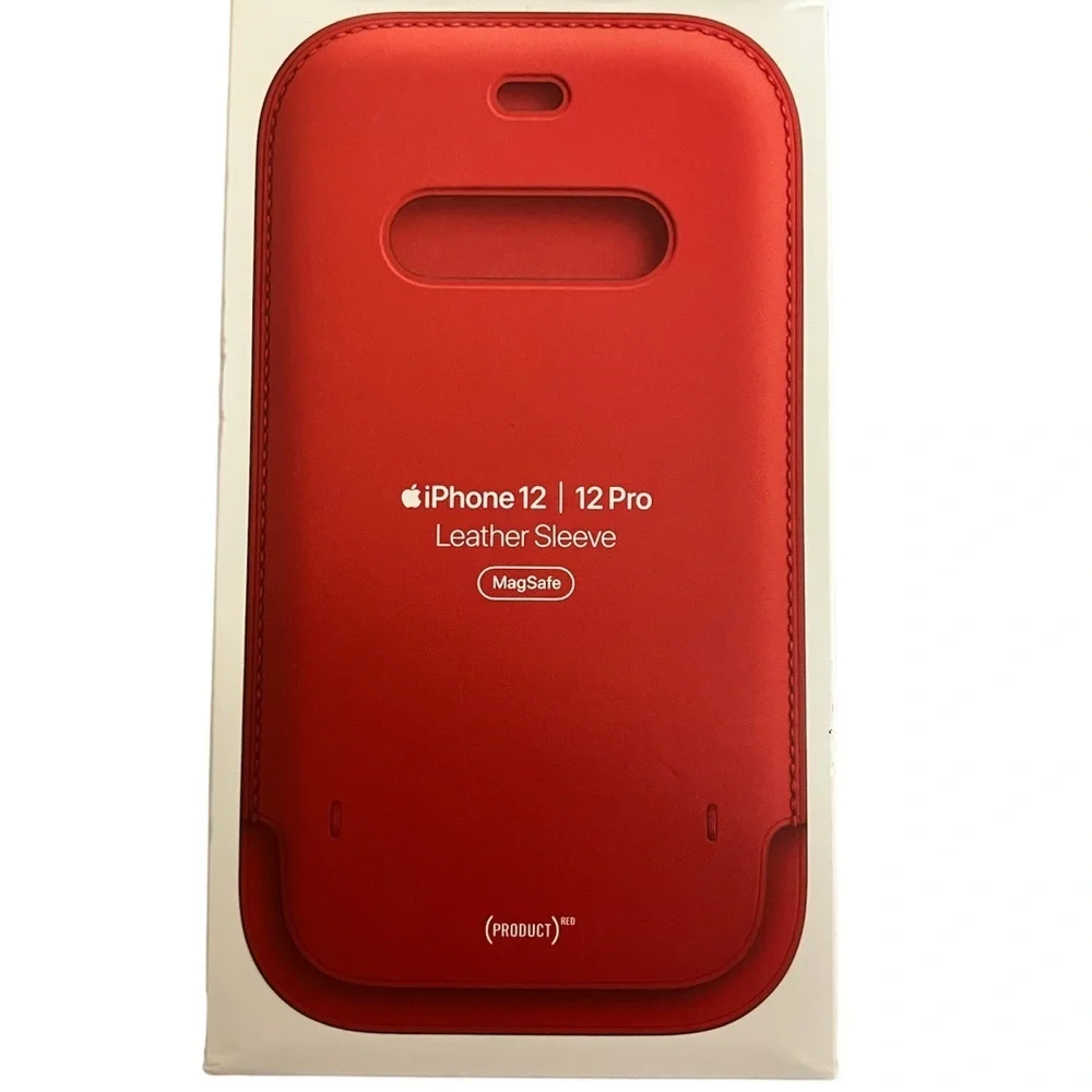 iPhone 12 protect | 12 Pro Leather Sleeve with MagSafe